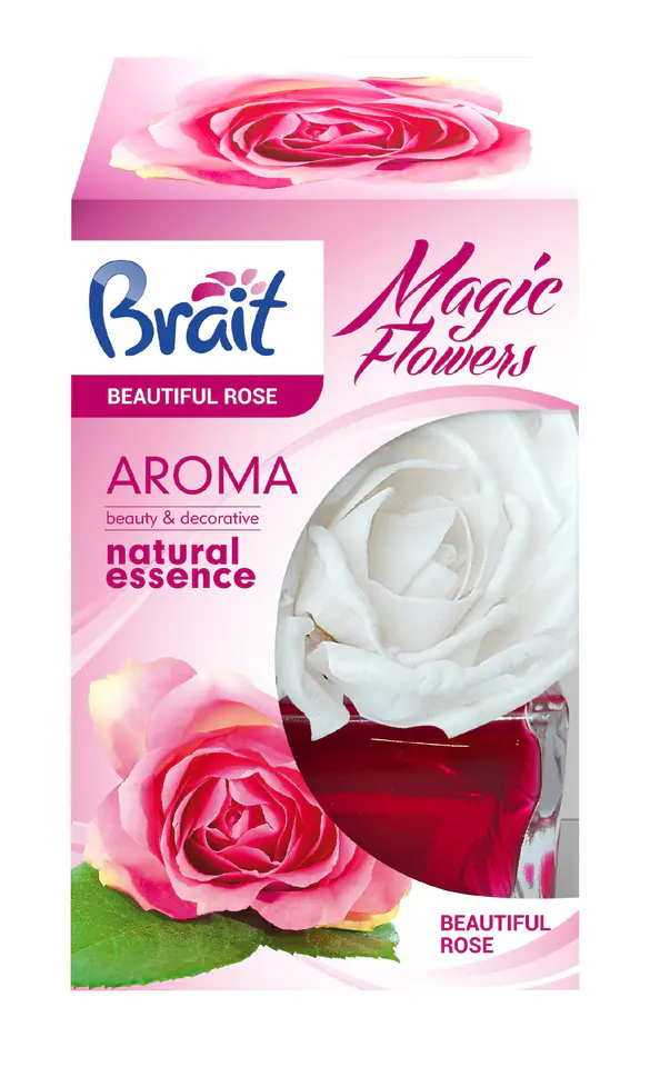 ⁨Brait Magic Flower Decorative Air Freshener Beautiful Rose 75ml⁩ at Wasserman.eu