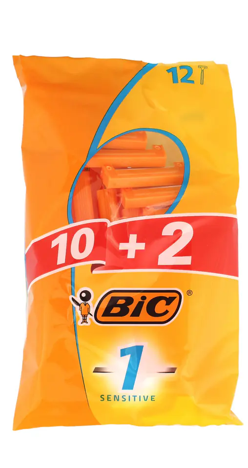 ⁨Bic Bronze Razor BIC 1 Sensitive 1op.-12pcs⁩ at Wasserman.eu