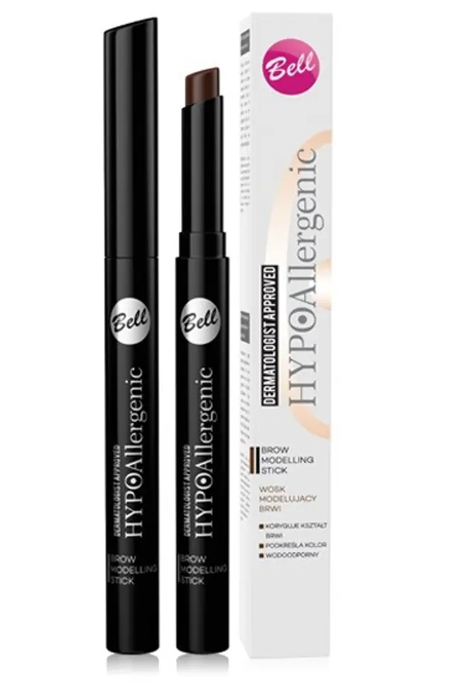 ⁨Bell Hypoallergenic Eyebrow Modeling Wax Stick No. 02 1pcs⁩ at Wasserman.eu