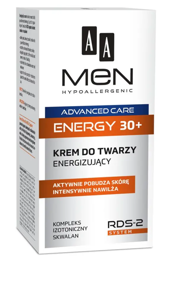 ⁨AA Men Adventure Care Face Cream Energy 30+ Energizing 50ml⁩ at Wasserman.eu