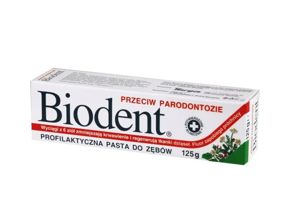 ⁨Biodent Pasta do zębów przeciw parodontozie  125g⁩ w sklepie Wasserman.eu