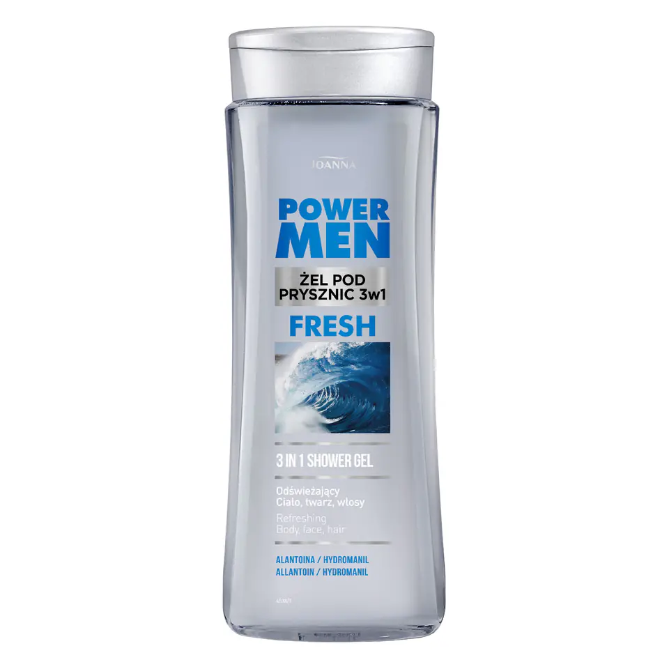 ⁨Joanna Power Men Żel pod prysznic 3w1 300ml⁩ w sklepie Wasserman.eu