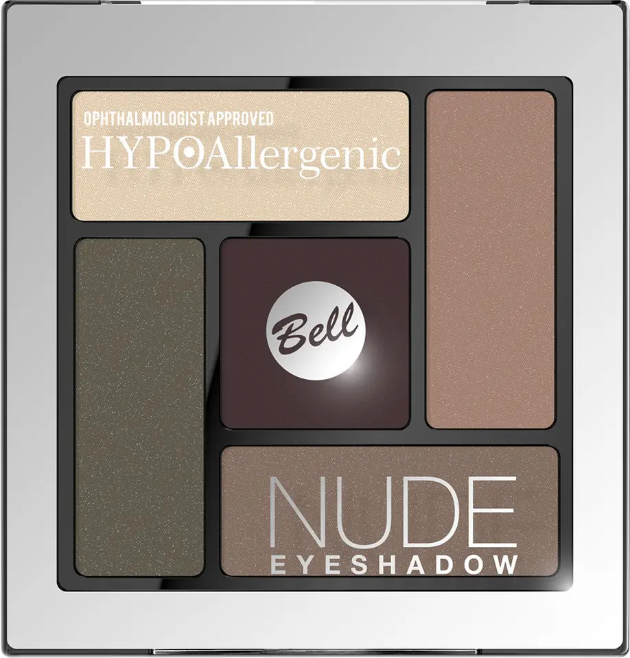 ⁨Bell Hypoallergenic Cienie do powiek Nude satynowo-kremowe nr 04 1szt⁩ w sklepie Wasserman.eu