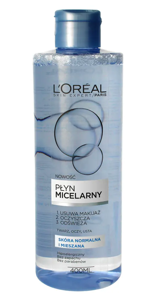 ⁨Loreal Skin Expert Micellar Liquid - normal and combination skin 400ml⁩ at Wasserman.eu