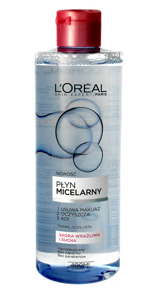 ⁨Loreal Skin Expert Micellar liquid - dry and sensitive skin 400ml⁩ at Wasserman.eu