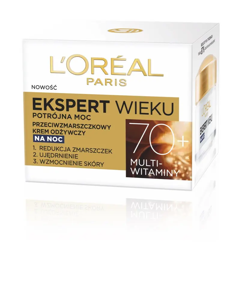 ⁨Loreal Ekspert Wieku 70+ Krem Odżywczy Na Noc 50ml⁩ w sklepie Wasserman.eu