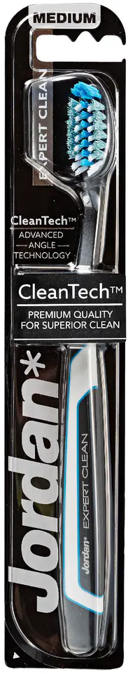 ⁨Jordan Toothbrush Expert Clean medium - color mix 1pcs⁩ at Wasserman.eu