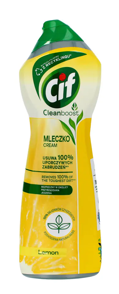 ⁨Cif Lemon Cream Mleczko do czyszczenia z mikrokryształkami  780g⁩ w sklepie Wasserman.eu