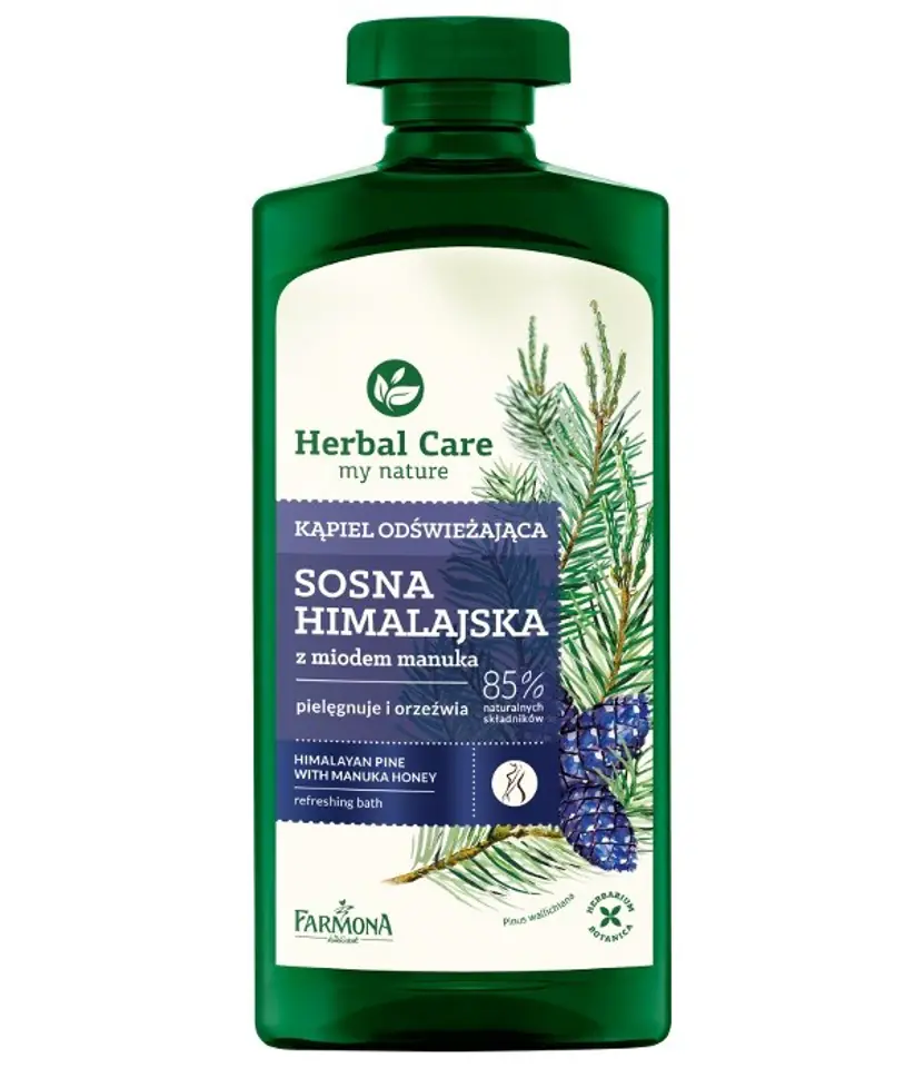 ⁨Farmona Herbal Care Refreshing Bath Himalayan Pine 500ml⁩ at Wasserman.eu