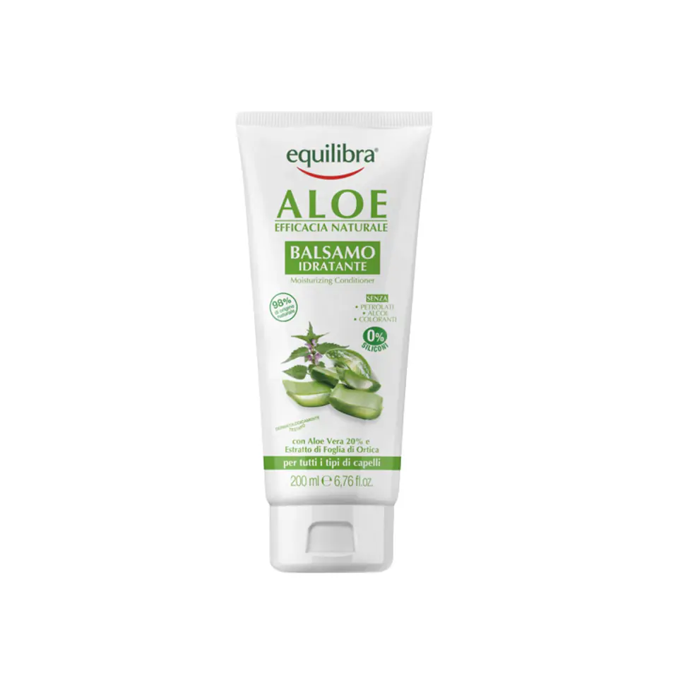 ⁨Equilibra Naturale Aloe vera hair conditioner 200ml⁩ at Wasserman.eu