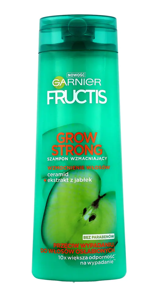 ⁨Fructis Grow Strong Szampon do włosów wzmacniający 400ml⁩ w sklepie Wasserman.eu