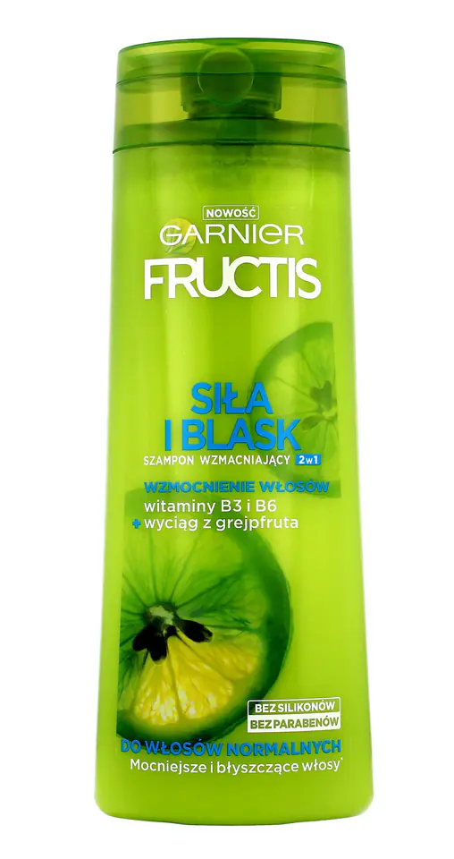 ⁨Fructis Siła i Blask 2w1 Szampon do włosów normalnych 400ml⁩ w sklepie Wasserman.eu