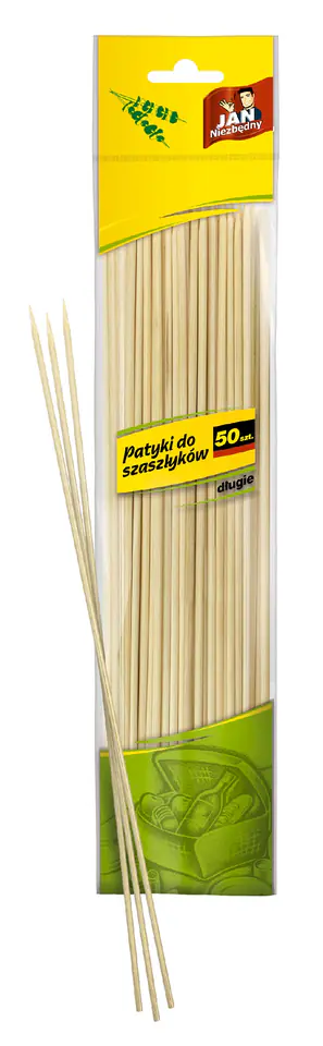 ⁨Jan Konieczny Sticks for skewers - long 1op.-50pcs⁩ at Wasserman.eu