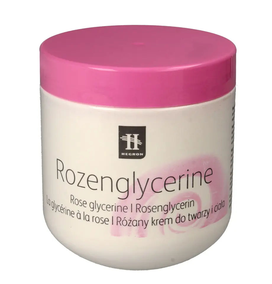 ⁨Hegron Body & Face Cream Rose Glycerine 350ml⁩ at Wasserman.eu