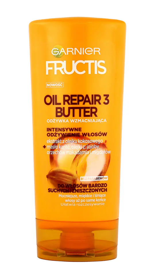 ⁨Fructis Oil Repair 3 Butter Odżywka do włosów intensywnie odżywcza 200ml⁩ w sklepie Wasserman.eu