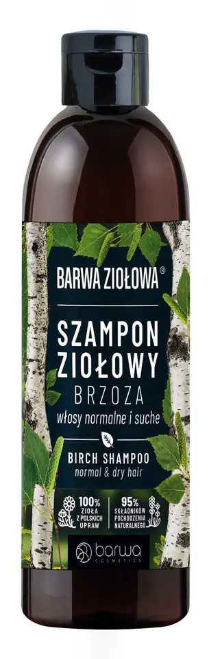 ⁨Barwa Ziołowa Szampon do włosów Brzozowy - włosy normalne i suche 250ml⁩ w sklepie Wasserman.eu