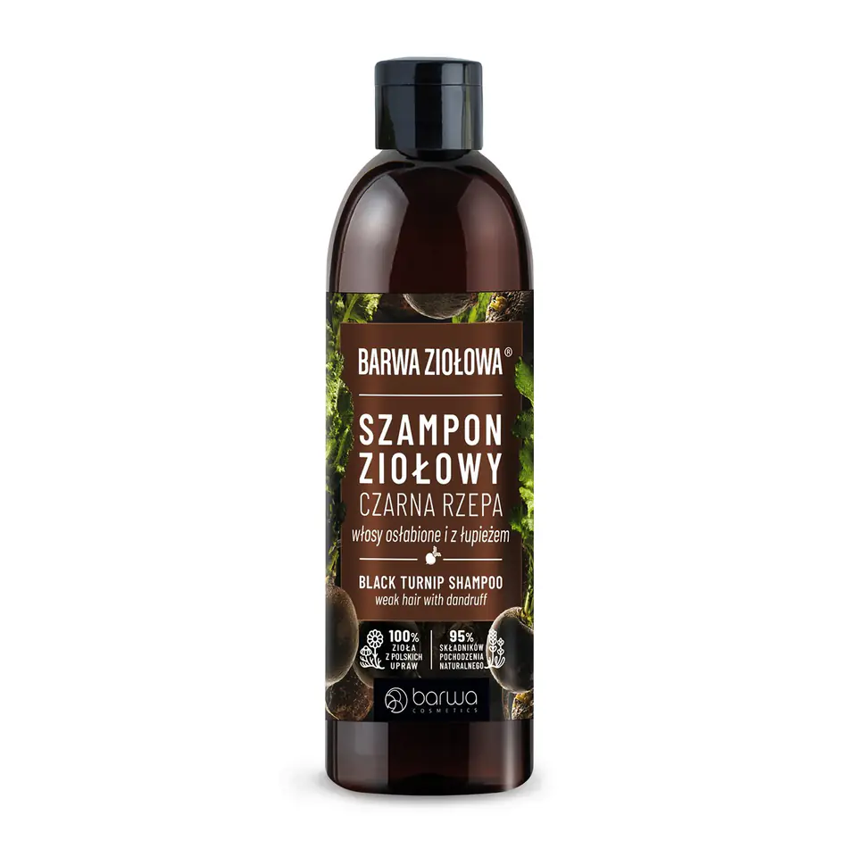 ⁨Herbal Hair Shampoo Black Turnip - weakened hair and dandruff 250ml⁩ at Wasserman.eu