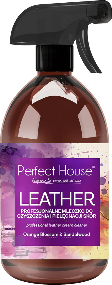 ⁨Barwa Perfect House Leather Profesjonalne Mleczko do czyszczenia skór naturalnych 500ml⁩ w sklepie Wasserman.eu