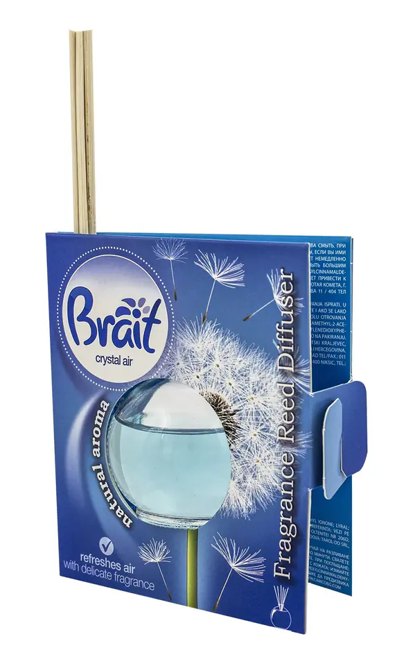⁨Brait Natural Aroma Patyczki zapachowe Crystal Air 40ml⁩ w sklepie Wasserman.eu