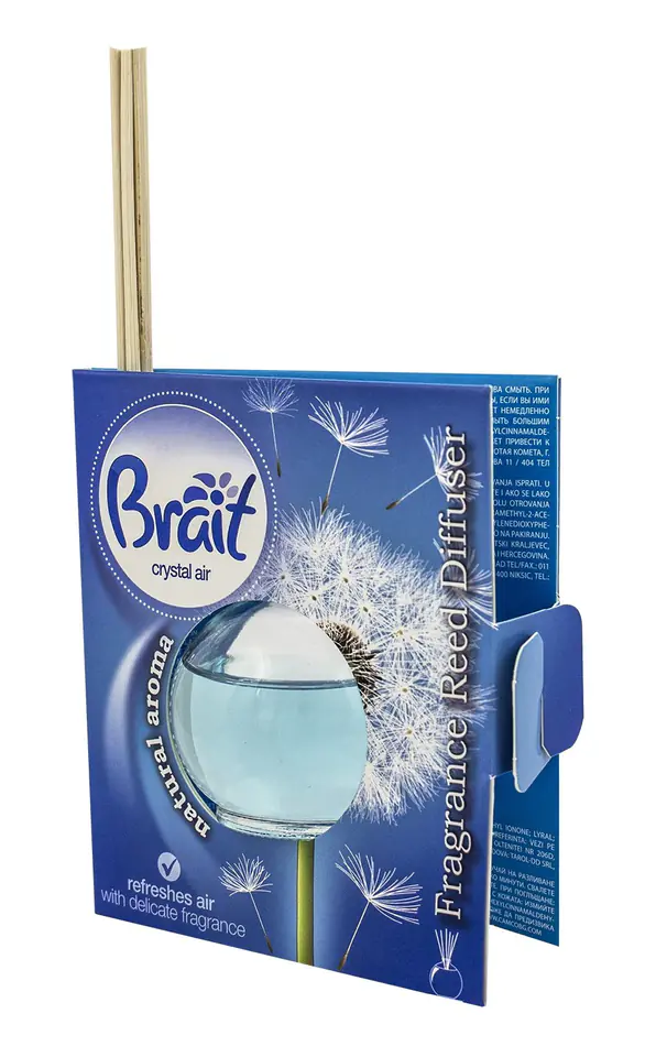 ⁨Brait Natural Aroma Fragrance Sticks Crystal Air 40ml⁩ at Wasserman.eu