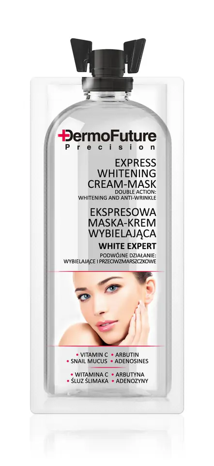 ⁨Dermofuture Precision Ekspresowa maska-krem wybielająca 12ml-saszetka⁩ w sklepie Wasserman.eu