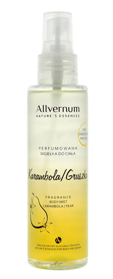 ⁨Allvernum Nature`s Essences Mgiełka do ciała perfumowana Karambola & Gruszka  125 ml⁩ w sklepie Wasserman.eu