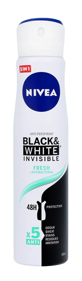 ⁨Nivea Dezodorant INVISIBLE FRESH Spray 250ml⁩ w sklepie Wasserman.eu