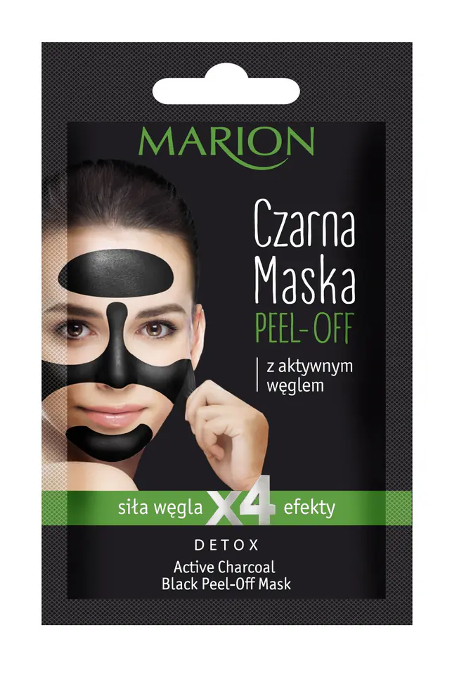 ⁨Marion Detox Active Carbon Mask Black Peel-off 6g⁩ at Wasserman.eu