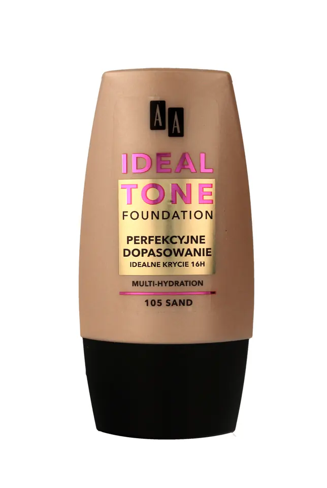 ⁨AA Make Up Ideal Tone Foundation "Perfect Fit" No. 105 sand 30ml⁩ at Wasserman.eu