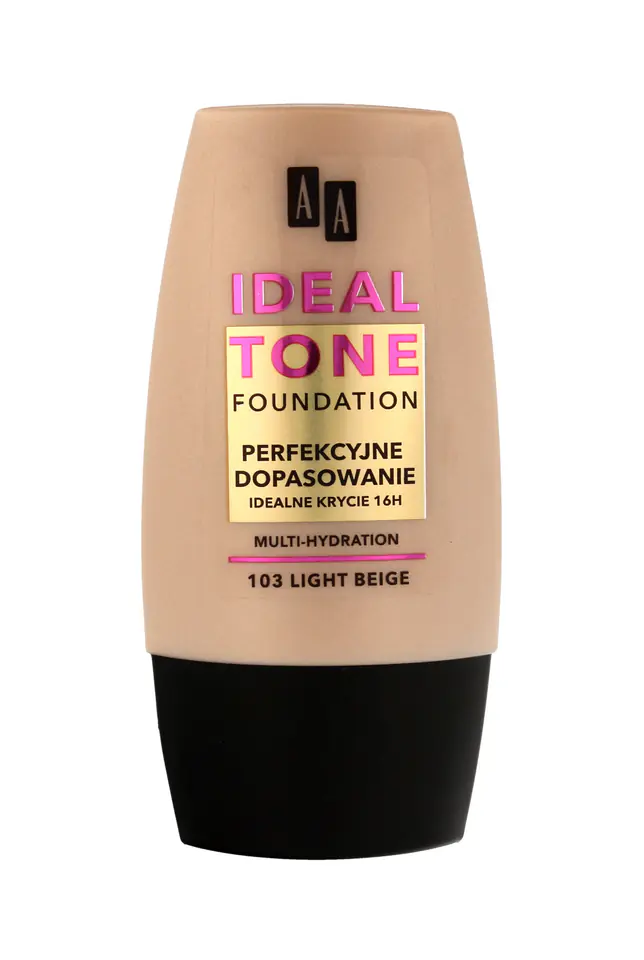 ⁨AA Make Up Ideal Tone Podkład "Perfekcyjne Dopasowanie" nr 103 light beige 30ml⁩ w sklepie Wasserman.eu