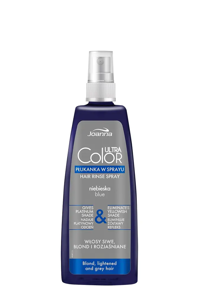 ⁨Joanna Ultra Color System Płukanka do włosów niebieska w sprayu 150ml⁩ w sklepie Wasserman.eu