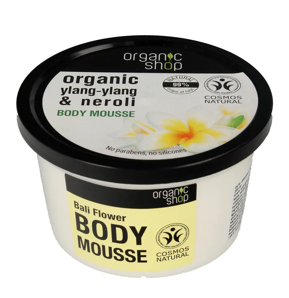 ⁨Organic Shop Body Mousse Ylang Ylang & Neroli 250ml⁩ at Wasserman.eu