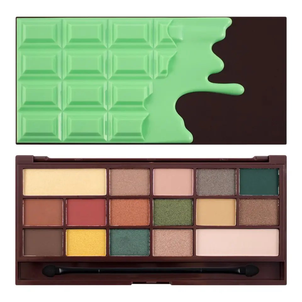 ⁨Makeup Revolution Palette Chocolate Mint Eyeshadow Set 22g (16 colors)⁩ at Wasserman.eu