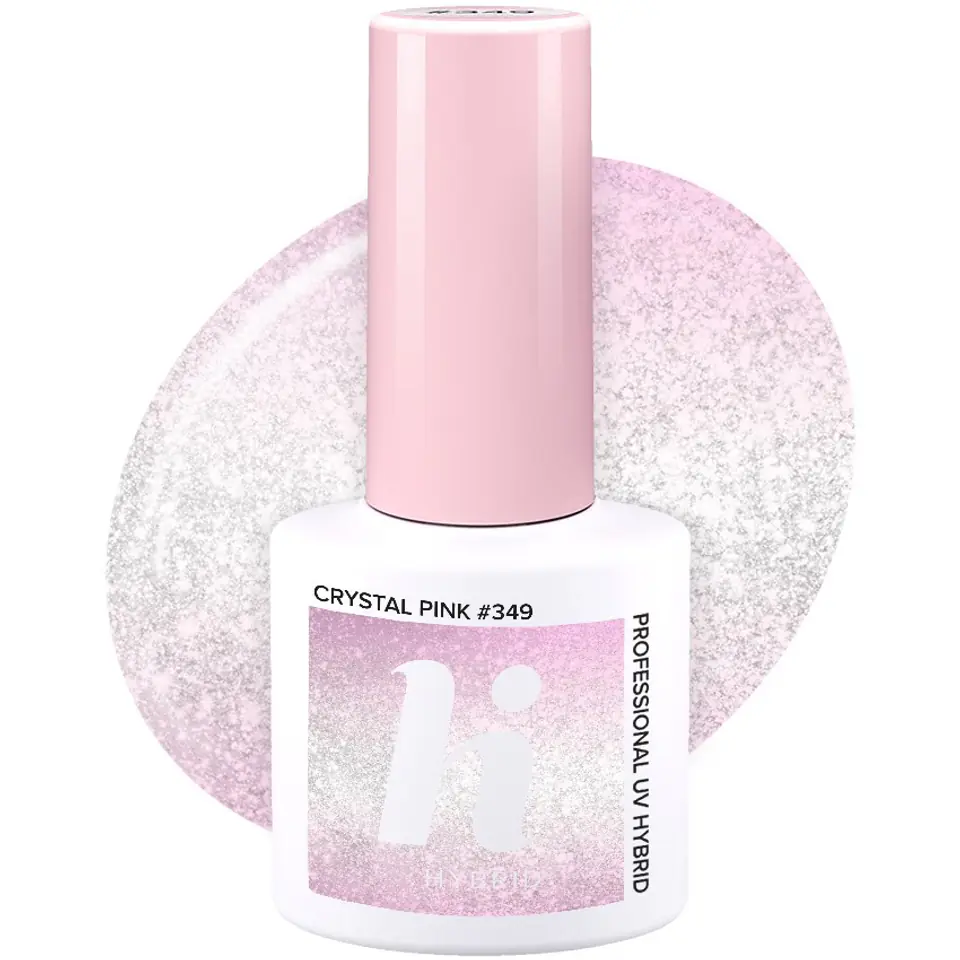 ⁨Hi Hybrid Hybrid polish no 349 Crystal Pink 5ml⁩ at Wasserman.eu