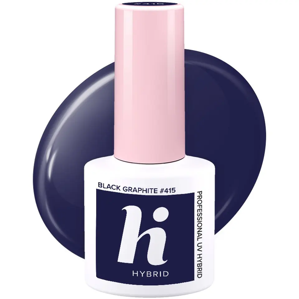 ⁨Hi Hybrid Hybrid polish no 415 Black Graphite 5ml⁩ at Wasserman.eu