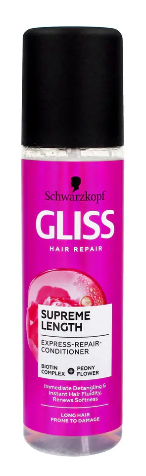 ⁨Schwarzkopf Gliss Kur Supreme Length Odżywka-spray do włosów regeneracyjna 200ml⁩ w sklepie Wasserman.eu