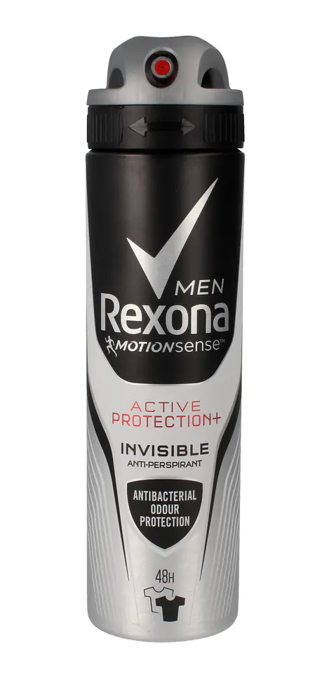 ⁨Rexona Motion Sense Men Dezodorant spray Active Protection+ Invisible 150ml⁩ w sklepie Wasserman.eu