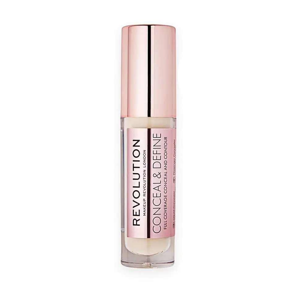 ⁨Makeup Revolution, Conceal and Define Concealer C1, 3.4 ml⁩ at Wasserman.eu