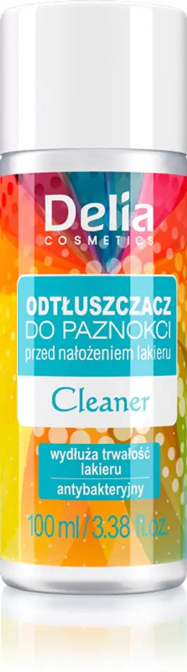 ⁨Delia Cosmetics Odtłuszczacz do paznokci - Cleaner 100ml⁩ w sklepie Wasserman.eu