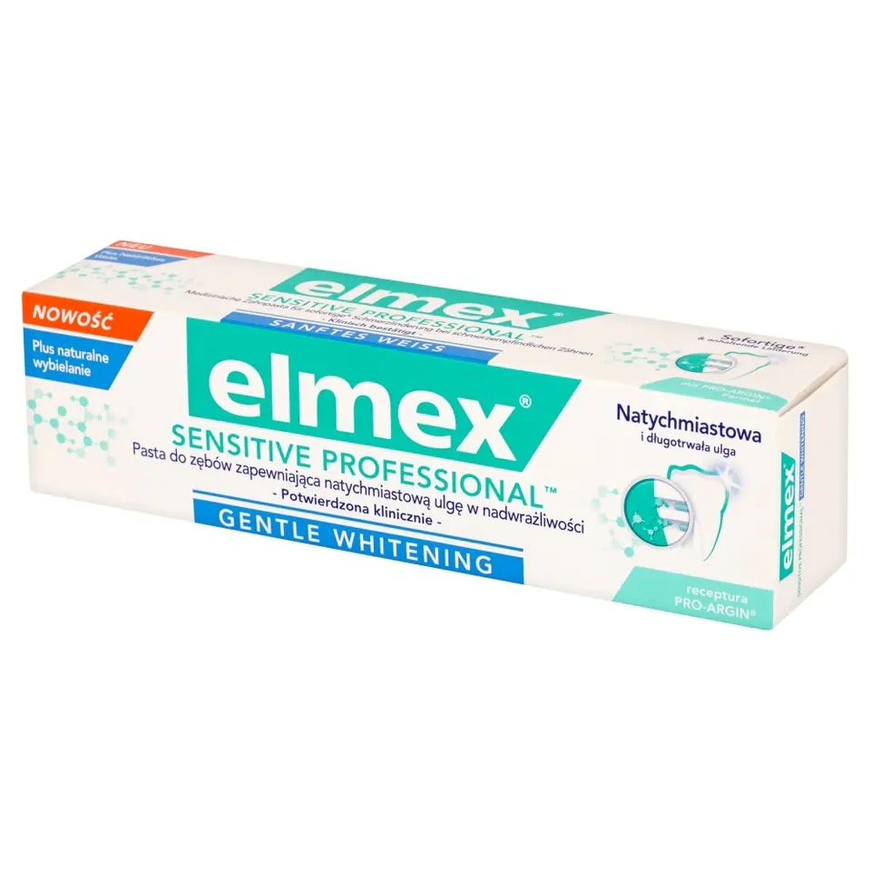 ⁨Elmex Sensitive Professional Toothpaste Gentle Whitening 75ml⁩ at Wasserman.eu