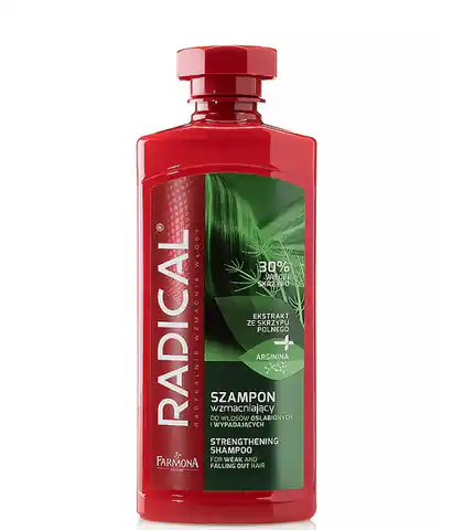 ⁨Farmona Radical Szampon wzmacniający do włosów osłabionych i wypadających Skrzyp  400ml⁩ w sklepie Wasserman.eu