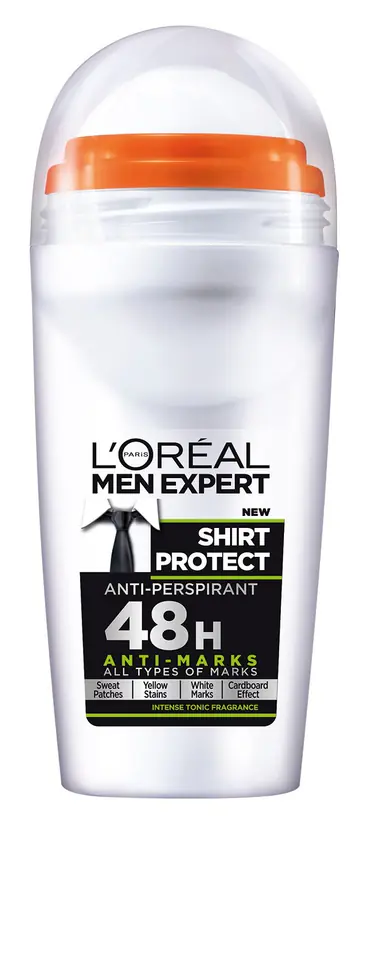 ⁨Loreal Men Expert Antyperspirant Roll-on Shirt Protect 50ml⁩ w sklepie Wasserman.eu