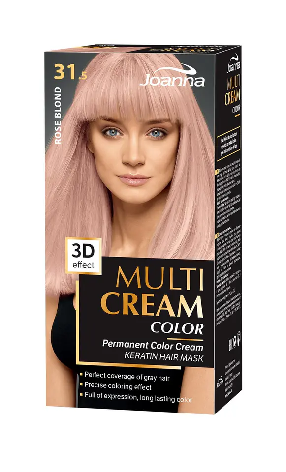 ⁨Joanna Multi Cream Color Farba nr 31.5 Różany Blond⁩ w sklepie Wasserman.eu