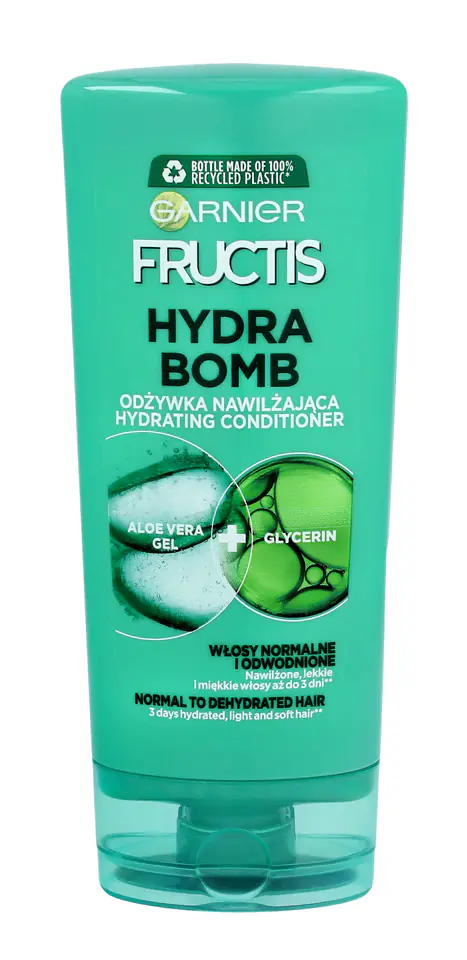 ⁨Garnier Fructis Aloe Hydra Bomb Odżywka nawilżająca do włosów odwodnionych 200ml⁩ w sklepie Wasserman.eu