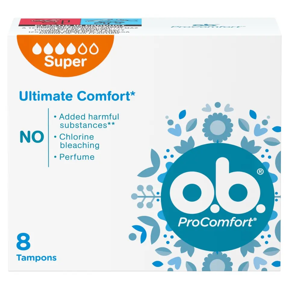 ⁨O.B.ProComfort Super komfortowe tampony 1op.-8szt⁩ w sklepie Wasserman.eu