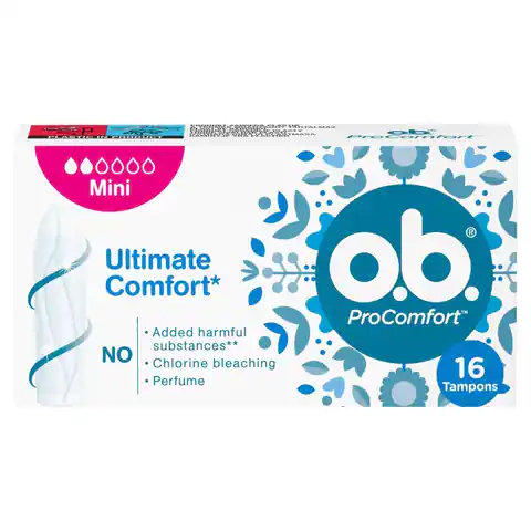 ⁨O.B.ProComfort Ultimate Mini comfortable tampons 1op.- 16pcs⁩ at Wasserman.eu