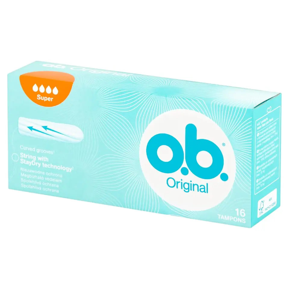 ⁨O.B. Original Super Tampons 1op.-16 pcs⁩ at Wasserman.eu