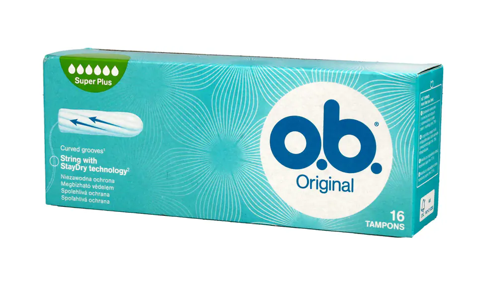 ⁨O.B. Original Super Plus Tampony 1op.-16 szt⁩ w sklepie Wasserman.eu