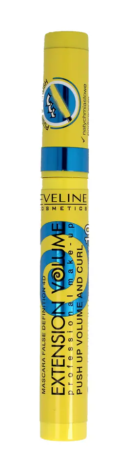 ⁨Eveline Mascara Extension Push Up Volume and Curl 10ml⁩ at Wasserman.eu