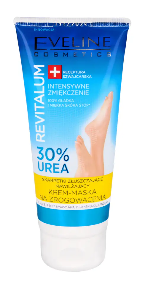 ⁨Eveline Revitalum 30% Urea Cream-mask for calluses-exfoliating socks 100ml⁩ at Wasserman.eu